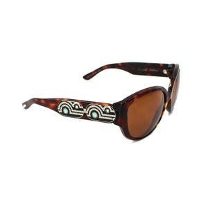 BVLGARI Limited Edition Tortoise Crystal Stone Embellished Sunglasses Oversized